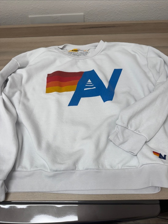 Aviator Nation Other - Aviator Nation White Crewneck sweatshirt S